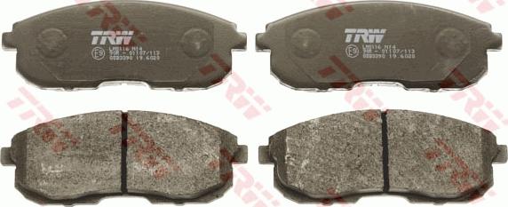 TRW GDB3390 - Set placute frana,frana disc aaoparts.ro