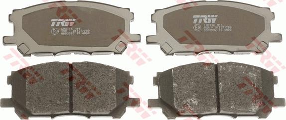 TRW GDB3397 - Set placute frana,frana disc aaoparts.ro