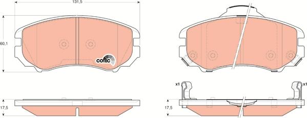 TRW GDB3352 - Set placute frana,frana disc aaoparts.ro