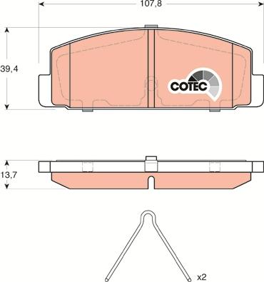 TRW GDB3311 - Set placute frana,frana disc aaoparts.ro