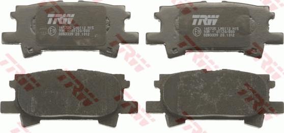 TRW GDB3339 - Set placute frana,frana disc aaoparts.ro