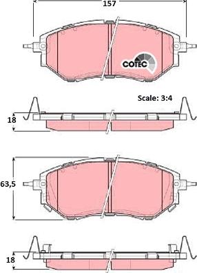 TRW GDB3372 - Set placute frana,frana disc aaoparts.ro