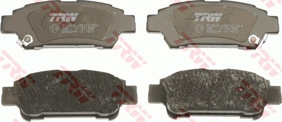 TRW GDB3249 - Set placute frana,frana disc aaoparts.ro