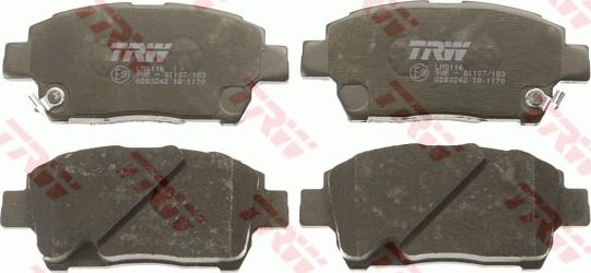 TRW GDB3242 - Set placute frana,frana disc aaoparts.ro