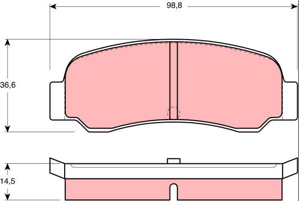 Woking P0073.00 - Set placute frana,frana disc aaoparts.ro