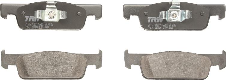 TRW GDB2016 - Set placute frana,frana disc aaoparts.ro