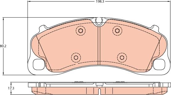 TRW GDB2089 - Set placute frana,frana disc aaoparts.ro