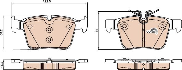 TRW GDB2071 - Set placute frana,frana disc aaoparts.ro