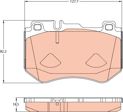 TRW GDB2078 - Set placute frana,frana disc aaoparts.ro