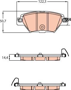 TRW GDB2199 - Set placute frana,frana disc aaoparts.ro