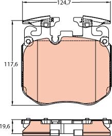 TRW GDB2147 - Set placute frana,frana disc aaoparts.ro