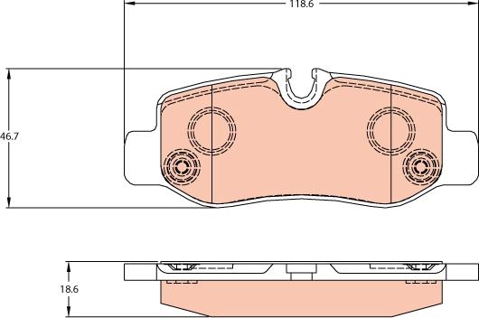 TRW GDB2102 - Set placute frana,frana disc aaoparts.ro