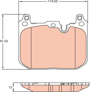 TRW GDB2137 - Set placute frana,frana disc aaoparts.ro