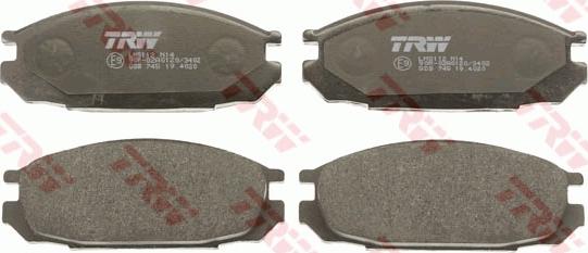 TRW GDB745 - Set placute frana,frana disc aaoparts.ro