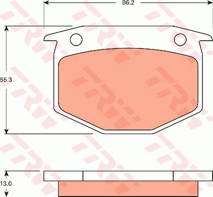 TRW GDB7602 - Set placute frana,frana disc aaoparts.ro