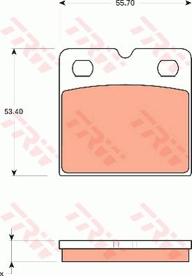 TRW GDB7679 - Set placute frana,frana disc aaoparts.ro