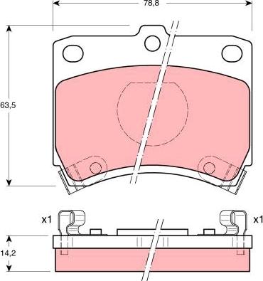 TRW GDB773 - Set placute frana,frana disc aaoparts.ro