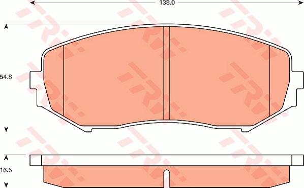 TRW GDB7720 - Set placute frana,frana disc aaoparts.ro