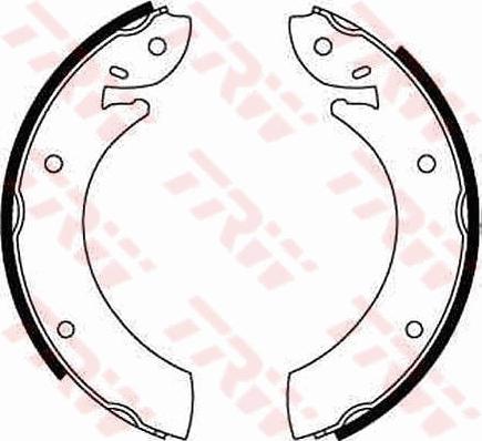 TRW GS6087 - Set saboti frana aaoparts.ro