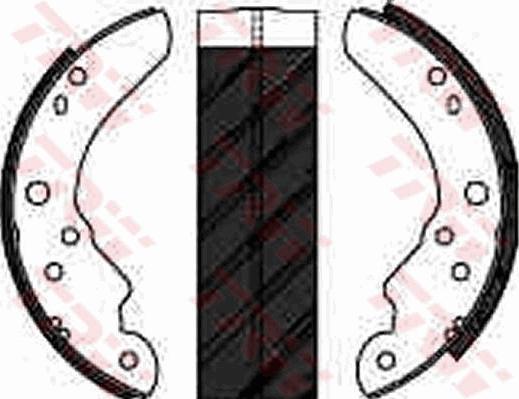 TRW GS6142 - Set saboti frana aaoparts.ro
