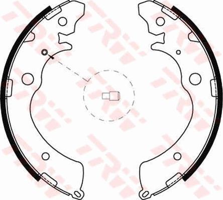 TRW GS8493 - Set saboti frana aaoparts.ro