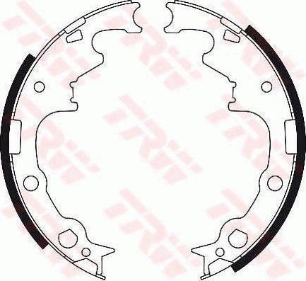 TRW GS8413 - Set saboti frana aaoparts.ro