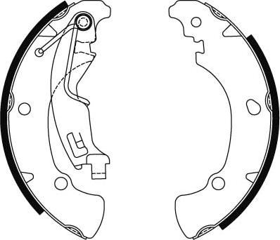 TRW GS8488 - Set saboti frana aaoparts.ro