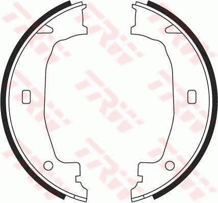 TRW GS8432 - Set saboti frana, frana de mana aaoparts.ro