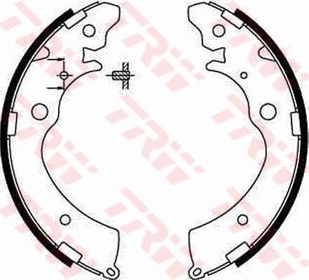 TRW GS8559 - Set saboti frana aaoparts.ro