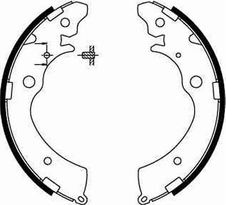 TRW GS8559 - Set saboti frana aaoparts.ro