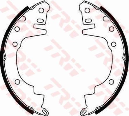 TRW GS8518 - Set saboti frana aaoparts.ro