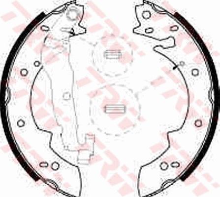 TRW GS8524 - Set saboti frana aaoparts.ro