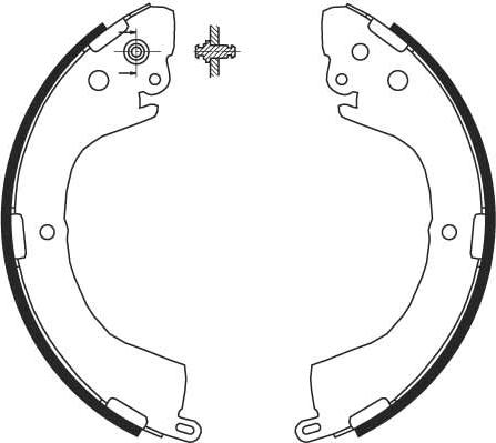 TRW GS8691 - Set saboti frana aaoparts.ro