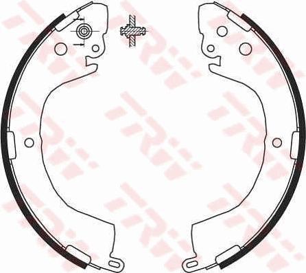 TRW GS8691 - Set saboti frana aaoparts.ro