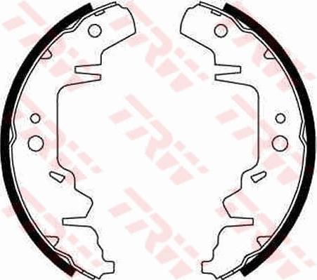 TRW GS8643 - Set saboti frana aaoparts.ro