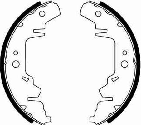 TRW GS8643 - Set saboti frana aaoparts.ro