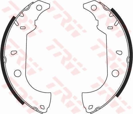 TRW GS8614 - Set saboti frana aaoparts.ro