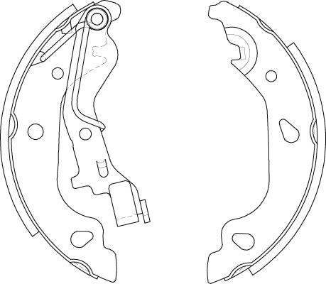 TRW GS8687 - Set saboti frana aaoparts.ro