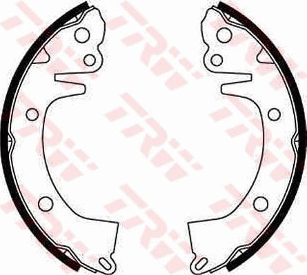TRW GS8068 - Set saboti frana aaoparts.ro