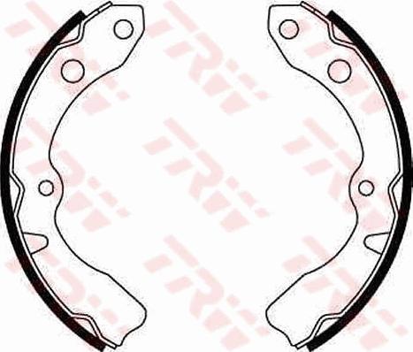 TRW GS8304 - Set saboti frana aaoparts.ro