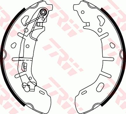 TRW GS8799 - Set saboti frana aaoparts.ro