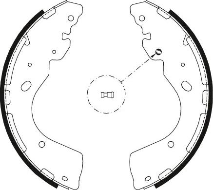 TRW GS8797 - Set saboti frana aaoparts.ro