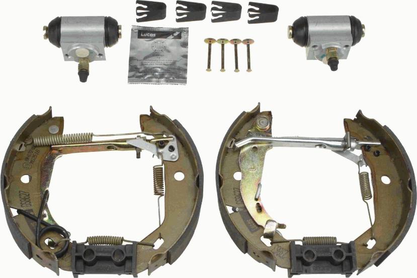 TRW GSK1557 - Set saboti frana aaoparts.ro