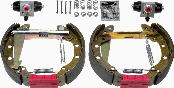 TRW GSK1512 - Set saboti frana aaoparts.ro