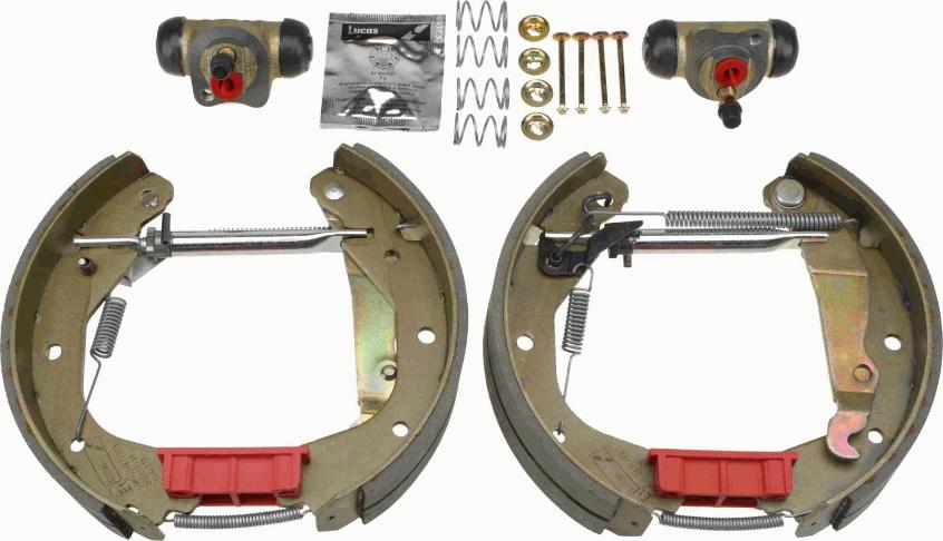 TRW GSK1608 - Set saboti frana aaoparts.ro