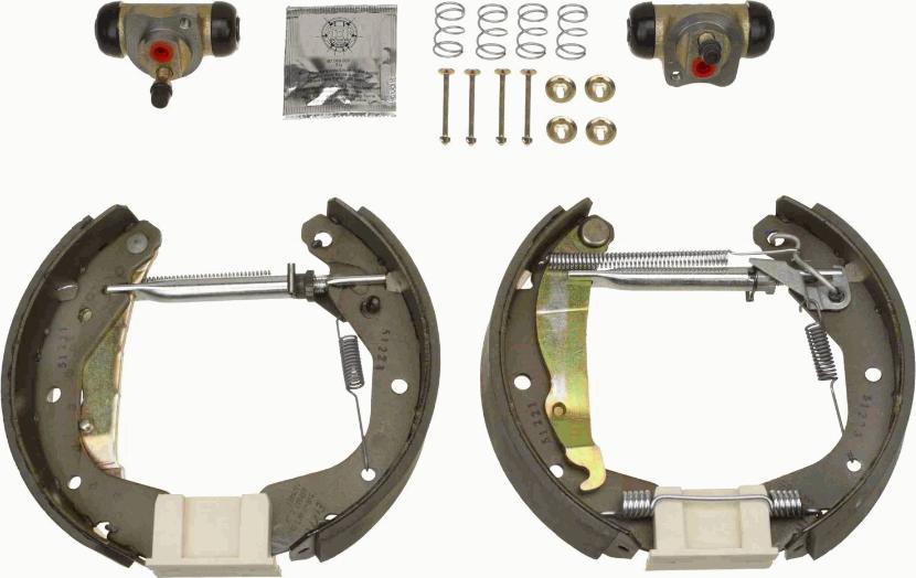 TRW GSK1625 - Set saboti frana aaoparts.ro