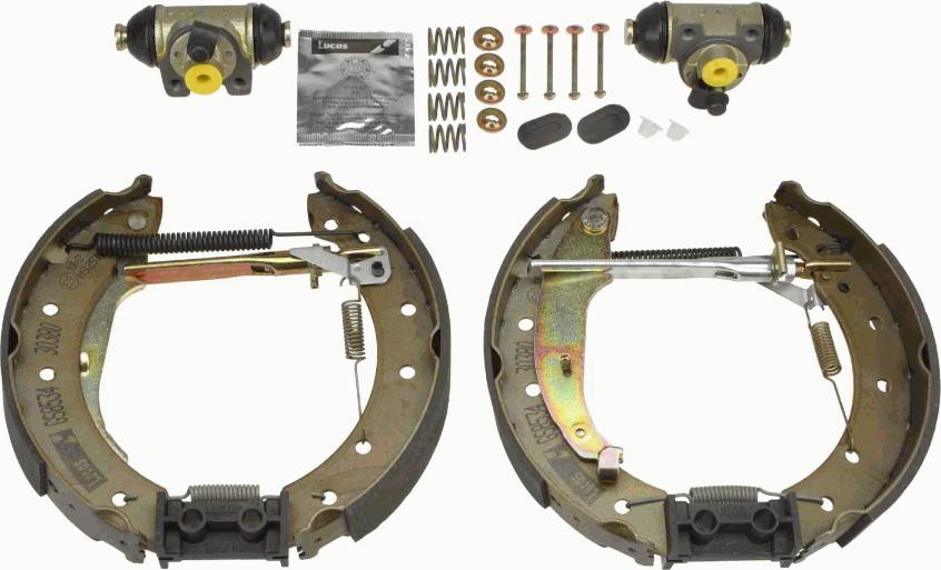 TRW GSK1050 - Set saboti frana aaoparts.ro