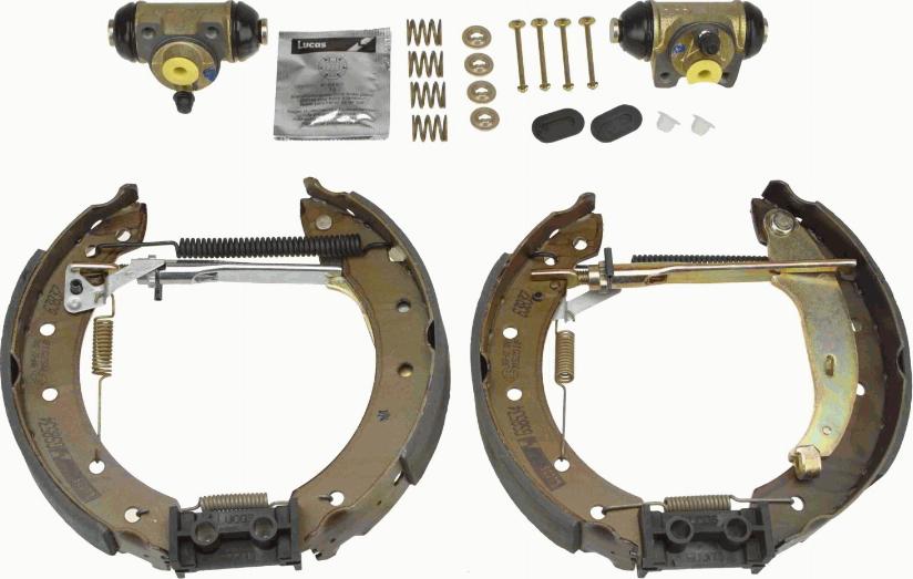 TRW GSK1058 - Set saboti frana aaoparts.ro