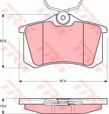 TRW GTD1153 - Set frana, frana disc aaoparts.ro