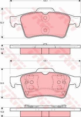 TRW GTD1166 - Set frana, frana disc aaoparts.ro